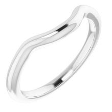 Load image into Gallery viewer, Sterling Silver Band for 6 mm Square Ring
