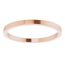 Load image into Gallery viewer, 10K Rose 1.5 mm Flat Band Size 7
