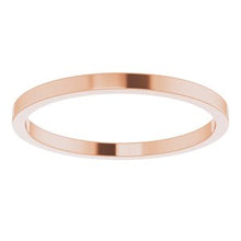 Load image into Gallery viewer, 10K Rose 1.5 mm Flat Band Size 9.5
