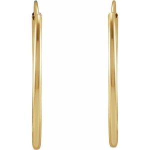 Endless Flexible Tube Hoop Earrings
