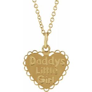Youth "Daddy's Little Girl" Necklace or Pendant