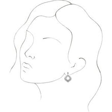 Load image into Gallery viewer, Sterling Silver Vintage-Inspired Dangle Earrings

