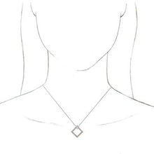 Load image into Gallery viewer, Platinum 5/8 CTW Diamond 16-18&quot; Necklace
