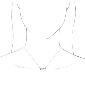 Pyramid Necklace or Center   
