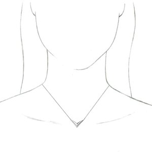 "V" Necklace or Center   