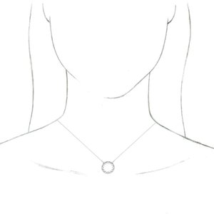 Milgrain Sun Necklace or Center     