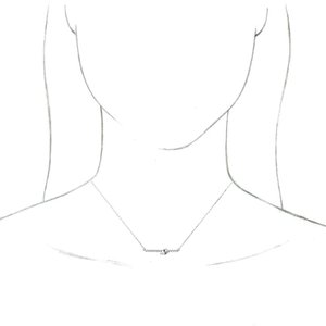 Accented Bar Necklace or Center   