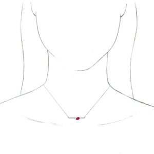 Accented Bar Necklace or Center   