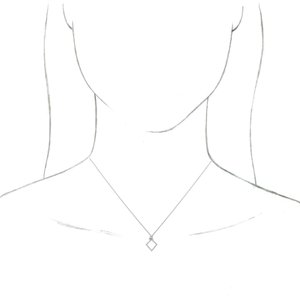 Geometric Necklace or Pendant 