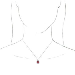 Halo-Style Necklace or Pendant