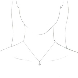 Freeform Leaf Necklace or Pendant