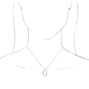 Geometric Necklace or Pendant