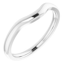 Charger l'image dans la galerie, Sterling Silver Band for 12x10 mm Oval Ring
