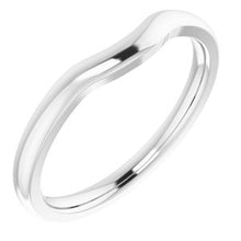 Charger l'image dans la galerie, Sterling Silver Band for 7 mm Asscher Ring
