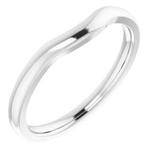 Charger l'image dans la galerie, Sterling Silver Band for 6x3.5 mm Marquise Ring
