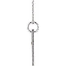 Load image into Gallery viewer, Accented Cross Bar Necklace or Pendant

