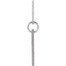 Charger l&#39;image dans la galerie, Accented Cross Bar Necklace or Pendant
