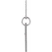 Charger l&#39;image dans la galerie, Accented Cross Bar Necklace or Pendant
