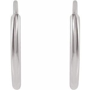 Endless Flexible Tube Hoop Earrings