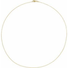 Load image into Gallery viewer, 1.1mm Diamond-Cut Cable Chain
