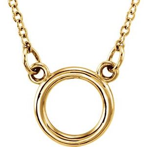 Tiny Posh¬Æ Circle Necklace 