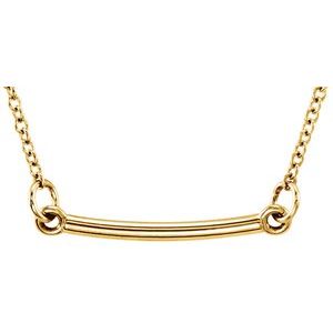 Tiny Posh¬Æ Bar Necklace  