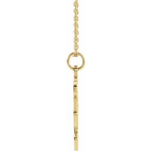 Engravable Puzzle Piece Necklace or Pendant