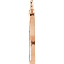Load image into Gallery viewer, 14K Rose Breast Cancer Awareness Ribbon Charm

