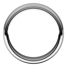 Load image into Gallery viewer, Sterling Silver 7 mm Milgrain Half Round Edge Band Size 7
