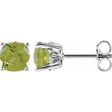 Load image into Gallery viewer, Sterling Silver Peridot Earrings
