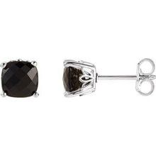 Load image into Gallery viewer, Sterling Silver Onyx Earrings
