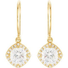 Load image into Gallery viewer, 14K Yellow 2 1/5 CTW Diamond Earrings
