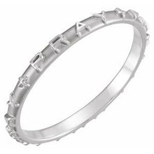 Load image into Gallery viewer, Sterling Silver Pray Ring Size 5
