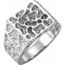 Load image into Gallery viewer, Sterling Silver 14 mm Nugget Ring
