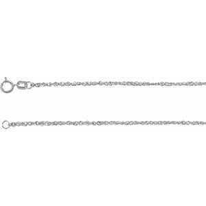 1.75mm Diamond-Cut Singapore Chain