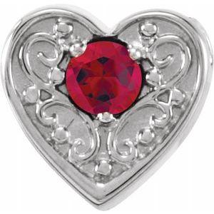 Family Heart Slide Pendant