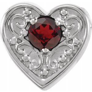 Family Heart Slide Pendant