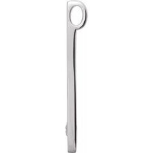 Load image into Gallery viewer, Sterling Silver Sapphire Family Engravable Bar Slide Pendant
