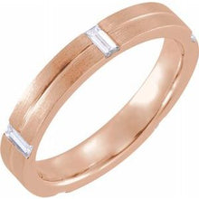Load image into Gallery viewer, 14K Rose 5/8 CTW Diamond Band Size 10.5
