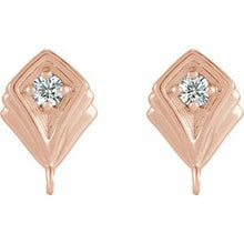 Load image into Gallery viewer, Accented Earring Top
