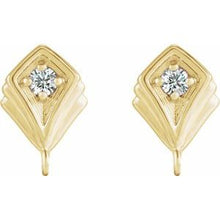 Load image into Gallery viewer, Accented Earring Top
