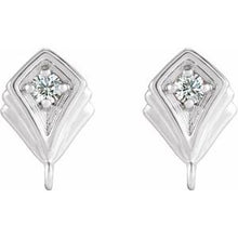 Load image into Gallery viewer, Accented Earring Top
