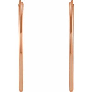 Endless Flexible Tube Hoop Earrings