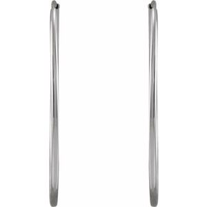 Endless Flexible Tube Hoop Earrings