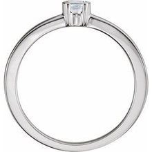 Charger l'image dans la galerie, Sterling Silver Sapphire Family Stackable Ring
