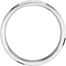 Load image into Gallery viewer, Palladium 6 mm Grooved Beveled Edge Band Size 5.5
