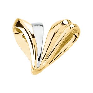 Fashion Two-Tone Slide Pendant