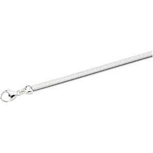 Charger l&#39;image dans la galerie, Sterling Silver 4.25 mm Oval Snake 16&quot; Chain
