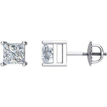 Load image into Gallery viewer, Square Wire Basket Stud Earrings
