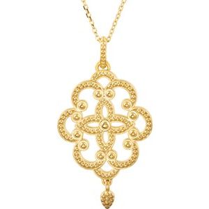 Granulated Necklace or Pendant